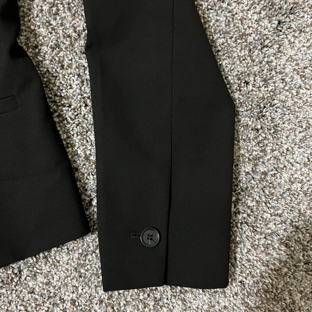 Ann Taylor Black Collarless Blazer - Picture 4 of 15
